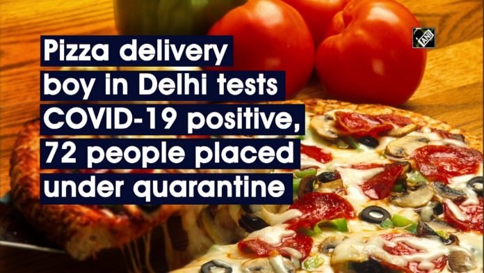 delivery boy in Delhi tests positive